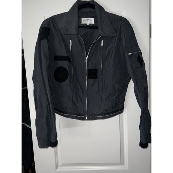 Maison Margiela Zipped Trim Cropped Jacket - Picture 2 of 6